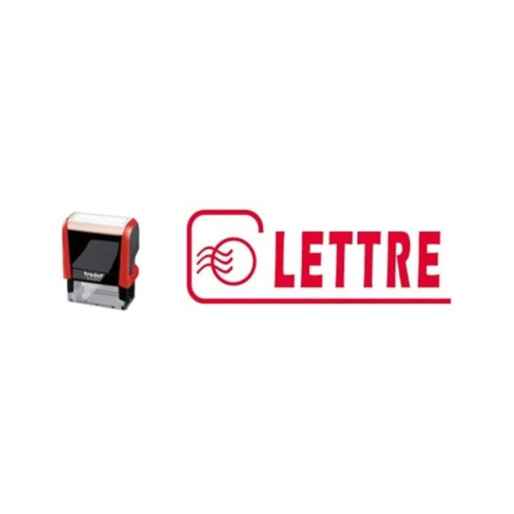 Timbre Formule LETTRE TRODAT Printy 4912 - ROUGE