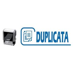Timbre Formule DUPLICATA TRODAT Printy 4912 - BLEU