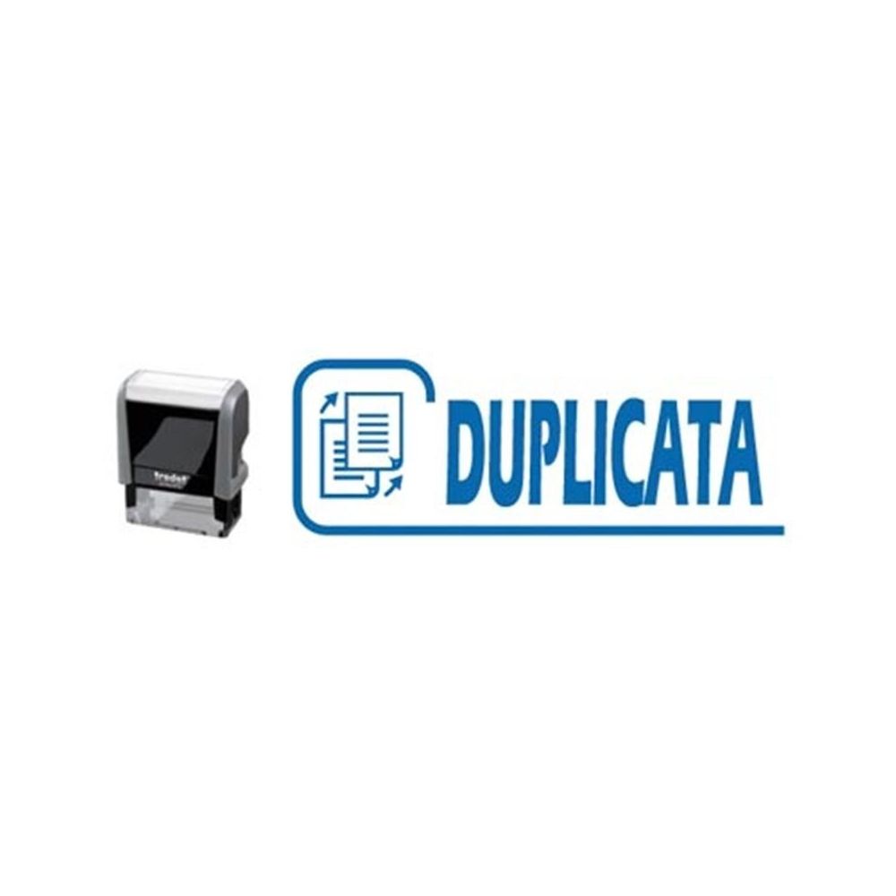 Timbre Formule DUPLICATA TRODAT Printy 4912 - BLEU