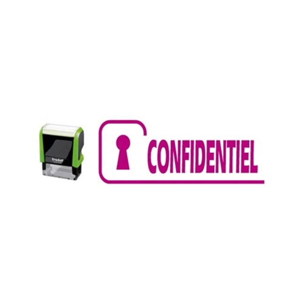 Timbre Formule CONFIDENTIEL TRODAT Printy 4912 - ROUGE