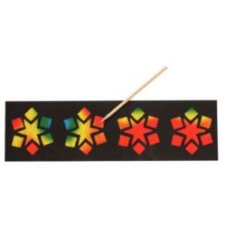 Cartes à gratter / métal à repousser - Effet vitrail (15 feuilles)