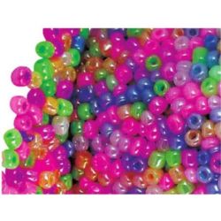 Perles de rocailles nacrées - Diam : 5mm - Bocal de 500 gr