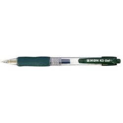 Stylo Gel Rétractable IKON K3 - Pointe 0.7 mm - VERT - 1er PRIX