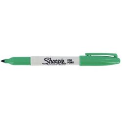 Marqueur perm. SHARPIE - Ogive - Pointe fine - VERT