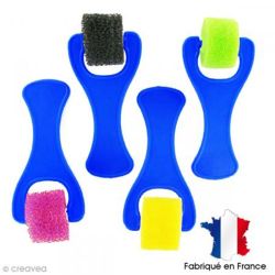 Rouleau mousse à crépir 25mm CLEOPATRE - 4 formes Assorties