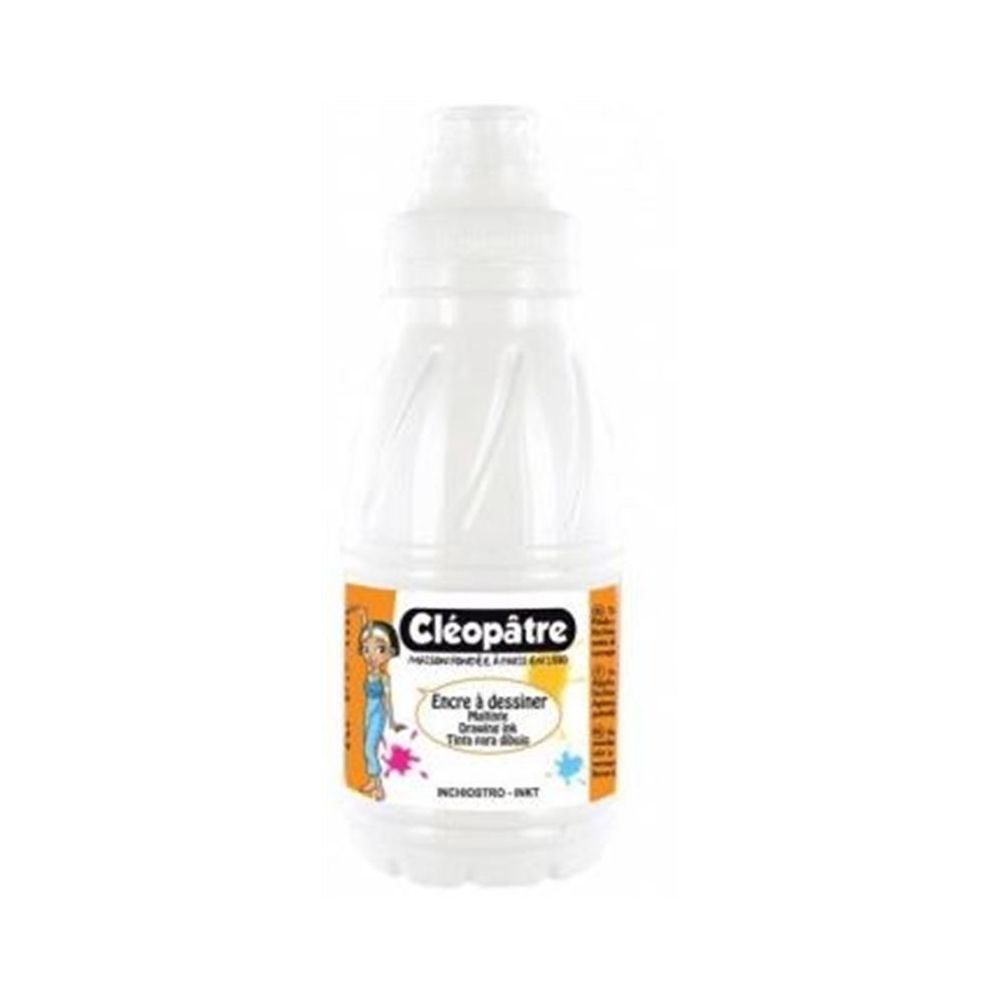 Encre de chine à dessiner CLEOPATRE - BLANC - 500 ml