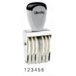 Numéroteur manuel - Encrage séparé - 6 chif. - Impr. 4mm