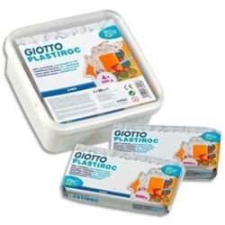 Plastiroc GIOTTO Durcit à l'air - Pack de 4 x 500gr - BLANC