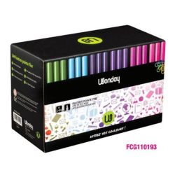 Feutre Couleur WONDAY - Lavable - Fin - 144 COULEURS