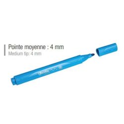 Feutre Couleur WONDAY - Lavable Triangulaire Moyen - 12 COULEURS