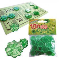 Pions de marquage - Trèfle - BINGO - Sachet de 100