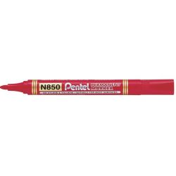 Marqueur perm. PENTEL N850 - Biseau. 1 à 4mm - ROUGE