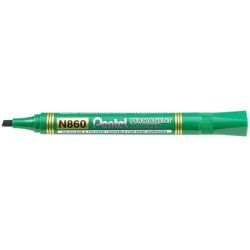 Marqueur perm. PENTEL N860 - Biseau. 2.5 à 7mm - VERT