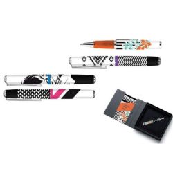 Stylo Bille FASHION WEEK - Motifs - Acier inoxydable laqué + Grip