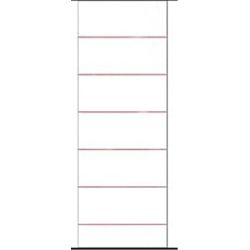 Etiquettes pour Classeurs à levier - Dos 75mm OFFICE DEPOT (par 10)