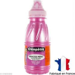 Peinture acryl. brill. 250 ml CLEOPATRE PRINCESS Mérit Nacrée ROSE