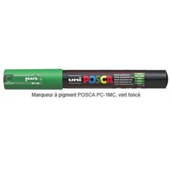 Marqueur gouache POSCA - Ogive 1mm - PC-1MC VERT FONCE