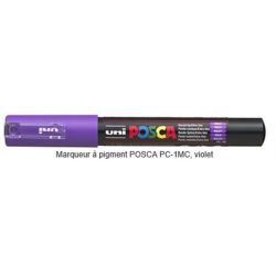 Marqueur gouache POSCA - Ogive 1mm - PC-1MC VIOLET