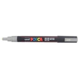 Marqueur gouache POSCA - Ogive fine 1.5mm - PC-3M ARGENT