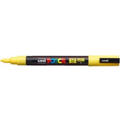 Marqueur gouache POSCA - Ogive fine 1.5mm - PC-3M JAUNE