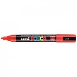 Marqueur gouache POSCA - Ogive 2.5mm - PC-5M ROUGE