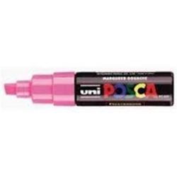 Marqueur gouache POSCA - Biseau 8mm - PC-8K ROSE