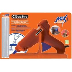 Pistolet à colle CLEOPATRE Cléo GUN MAX + 2 bâtons Colle