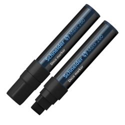 Marqueur Craie SCHNEIDER Maxx 260 - Pointe 5 +15mm - NOIR