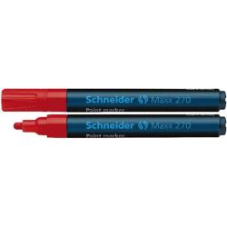Marqueur gouache SCHNEIDER Maxx 270 - Ogive - 1 à 3mm - ROUGE