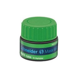 Surligneur (Station Recharge) SCHNEIDER Maxx660 VERT pour Job - 30ml