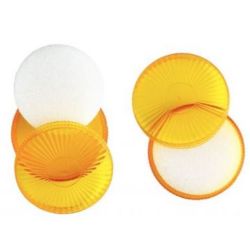 Eponge pour ardoise - Boîte platique - Diam. 6cm