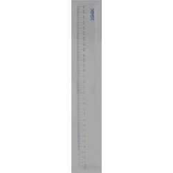 Regle Cristal incolore graduée ULMANN - bord antitache - 30 cm