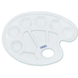 Palette plastique pour peinture à l eau - 10 alvéoles