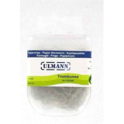 Trombones nickel (Attache-lettres) de 28mm - Boîte de 100 (blister)
