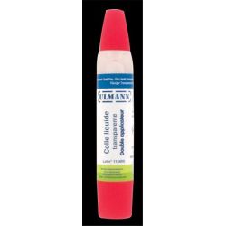 Colle liquide transp. ULMANN - Baton Dble applicateur - 40ml -Blister
