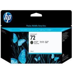 Cart HP N°72 Noir Mat - C9403A - DesignJet T610/1100/1300/2300(130ml)