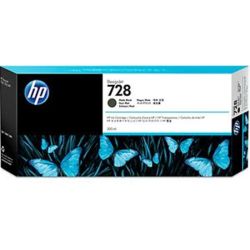 Cart HP N°728 Noir Mat - F9J68A - DesignJet T730/T830 (300ml)