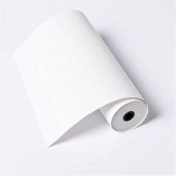 Rouleau papier TELEX 2 plis (blanc/jaune) Dim: 210 x 70m - D:25mm