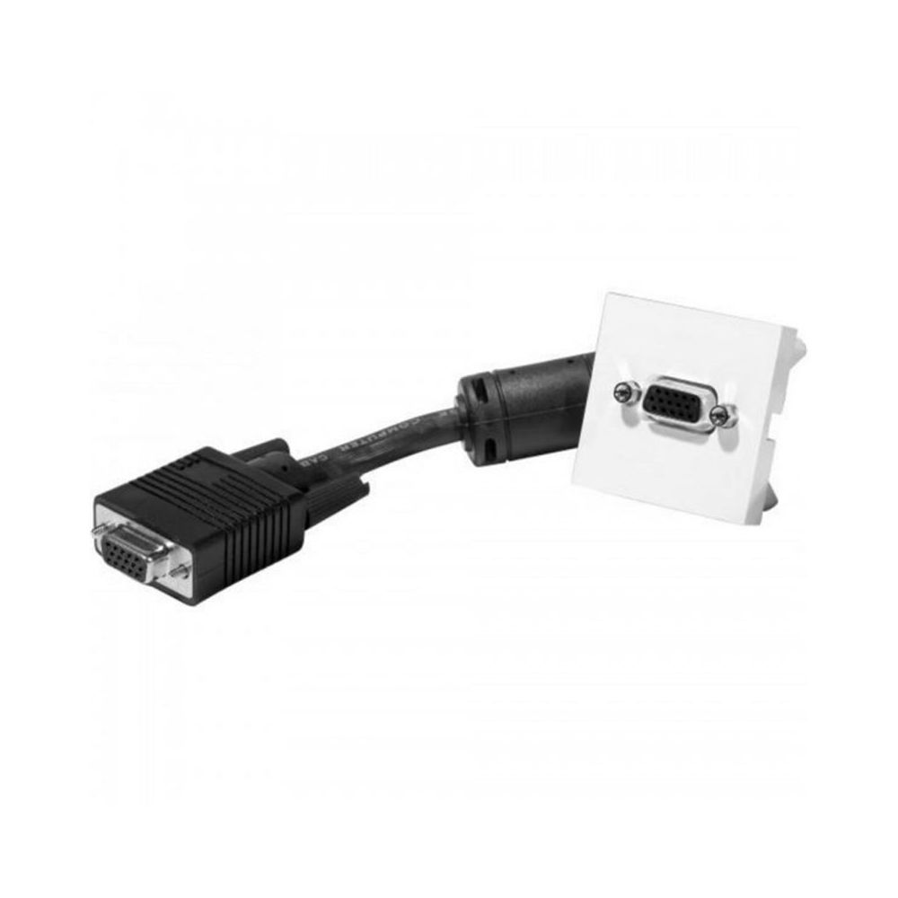 Plastron adaptateur VGA F/F 20cm - 45x45