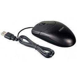 Souris filaire KEYOUEST Ambidexte - Cable : 1.20 m - NOIR