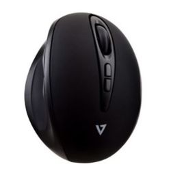 V7 Souris ergonomique sans fil à 7 boutons et avec DPI réglable - MW400 - Noire