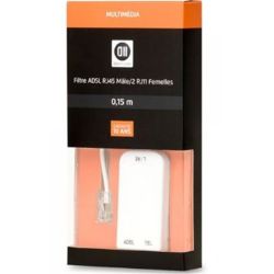 Filtre ADSL 2 entrées mixte RJ11