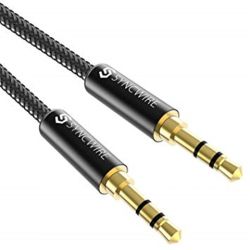 Cable Jack audio 1m nylon + gaine