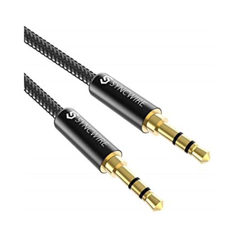 Cable Jack audio 1m nylon + gaine