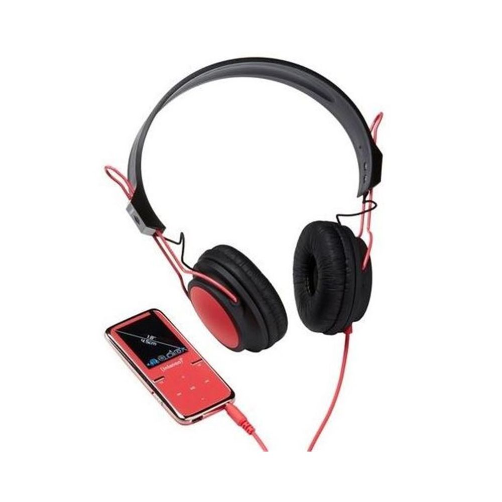 Lecteur MP3 INTENSO VIDEO SCOOTER 8Go Rose + Casque