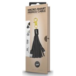 Cable Micro USB BEEYO Fringe noir