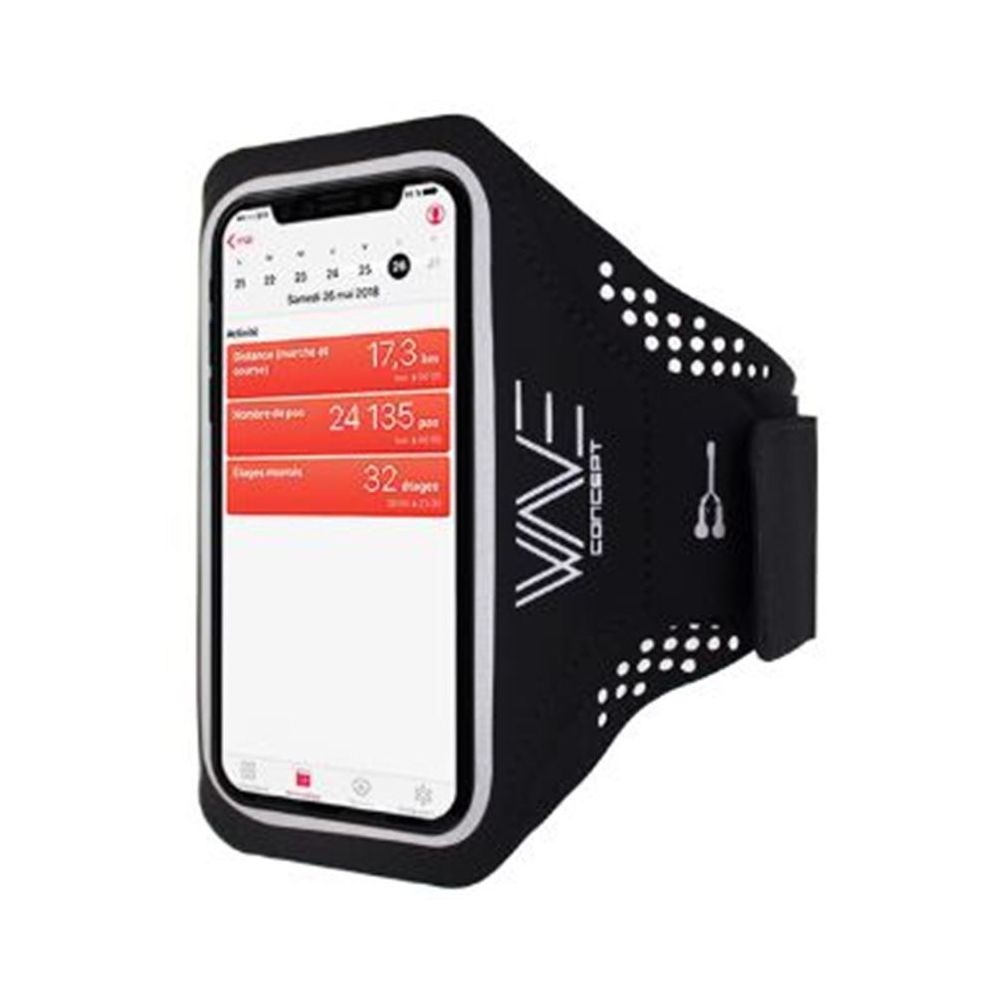 Brassard Sport Universel 5.5' ultra-slim Wave Noir