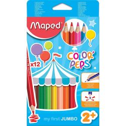 Maped 834010 crayon de couleur Multicolore 12 pièce(s)