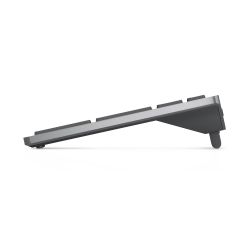 DELL KM7120W clavier RF sans fil + Bluetooth QWERTY Nordique Gris, Titane