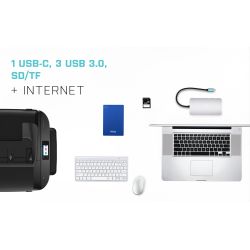 i-tec Metal USB-C Nano Dock HDMI VGA with LAN + Power Delivery 100 W
